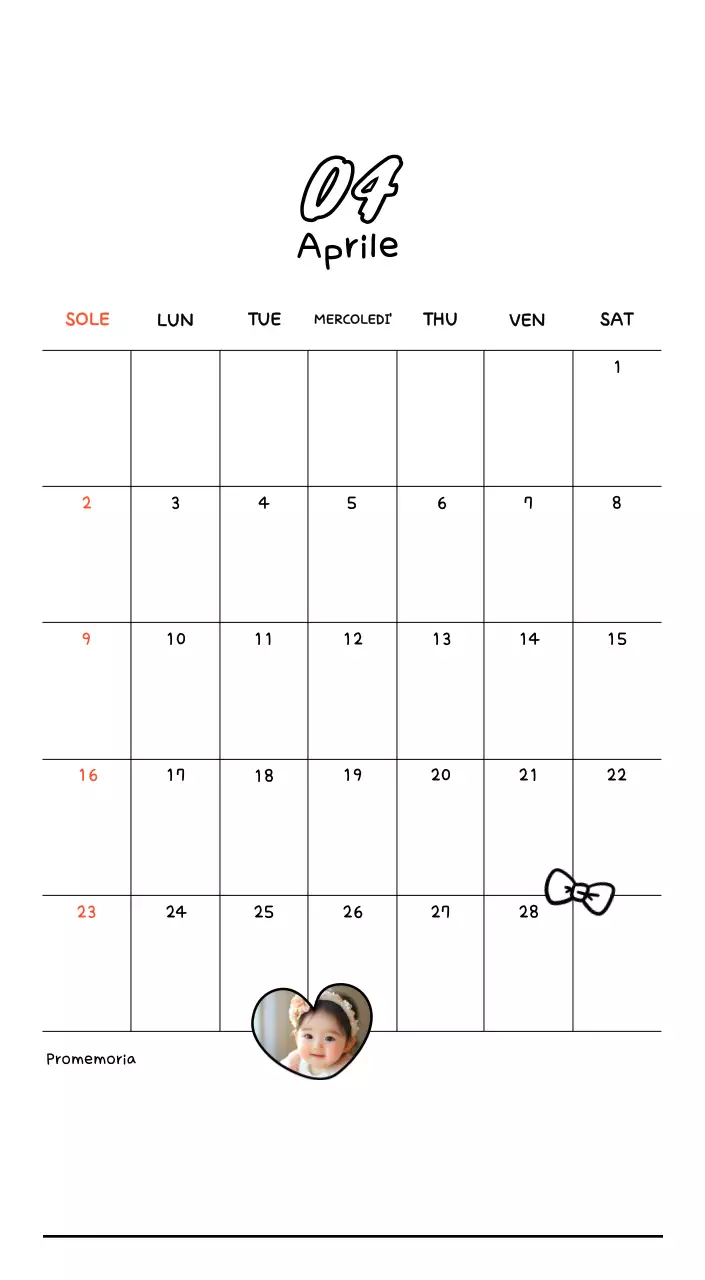 Simpatico calendario fotografico