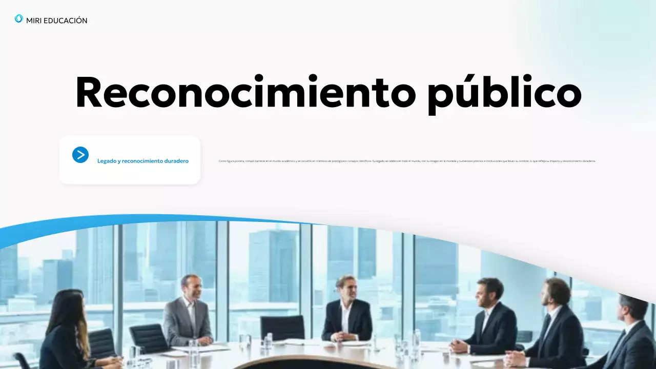 azul educación moderna biografía conferencia