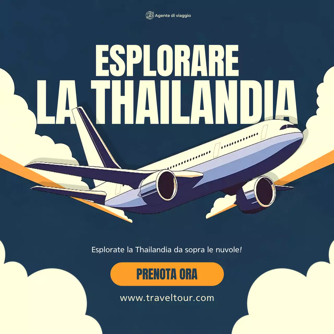 promozione di viaggio retro navy