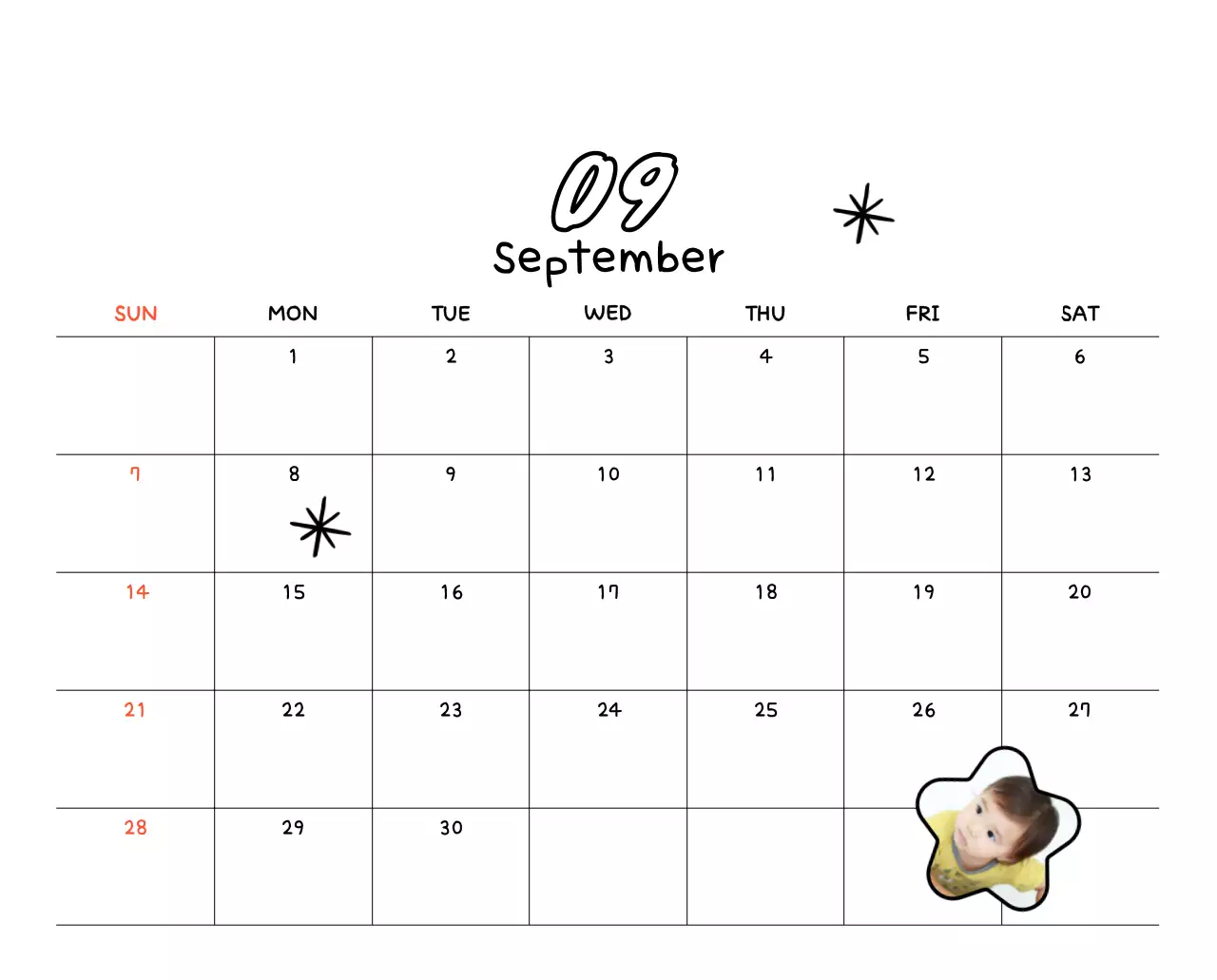 Kalender Foto Lucu Kuning