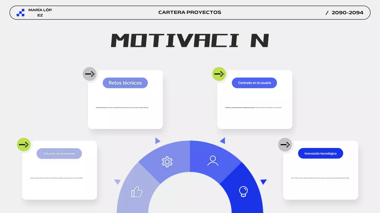 Presentación de la Cartera Moderna Gris