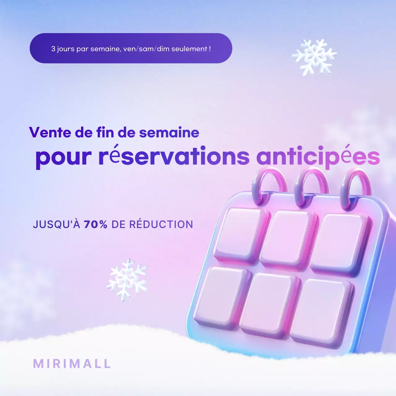 Mauve Clearance Sale Promotion