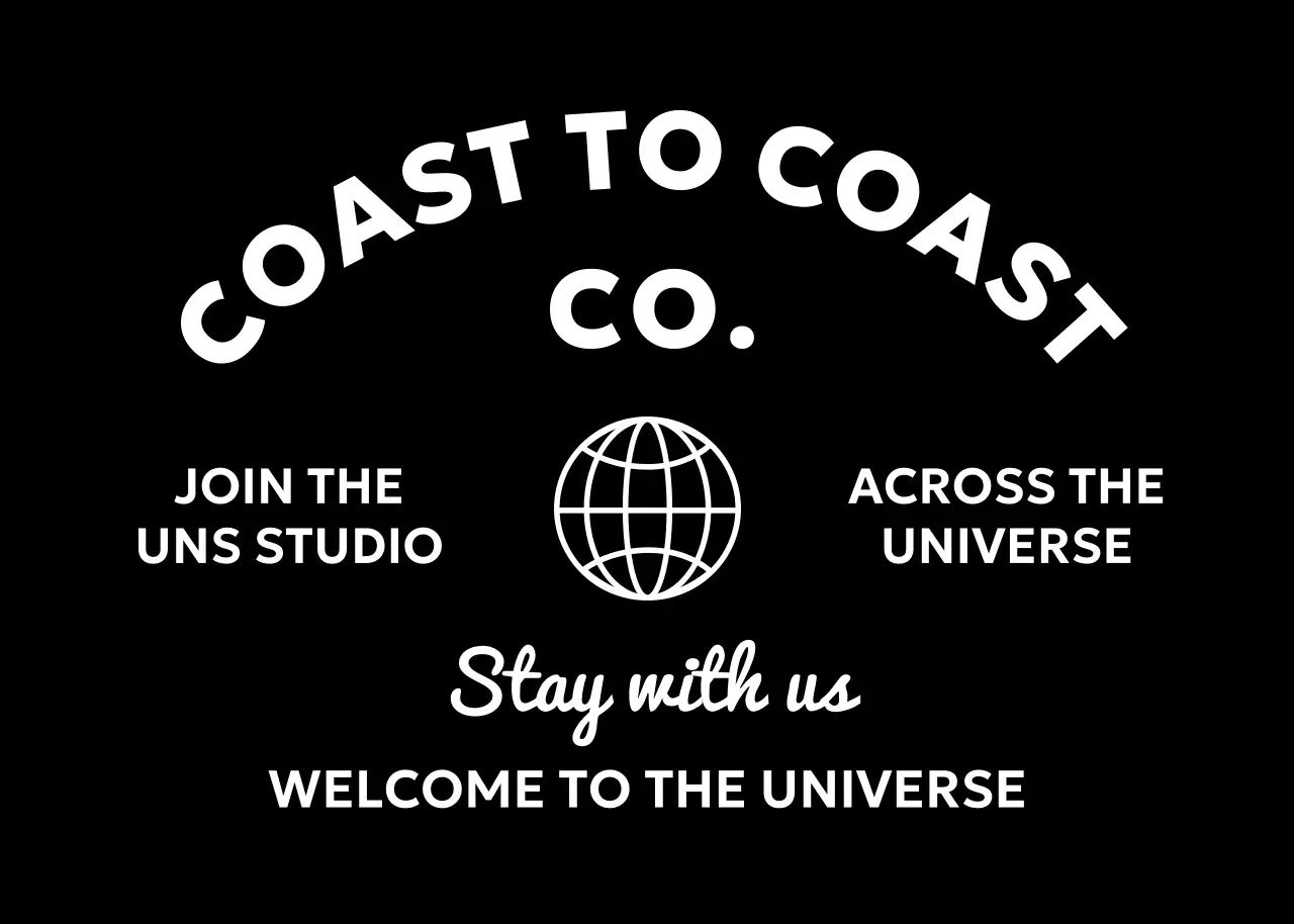 검정 모던 기업 홍보