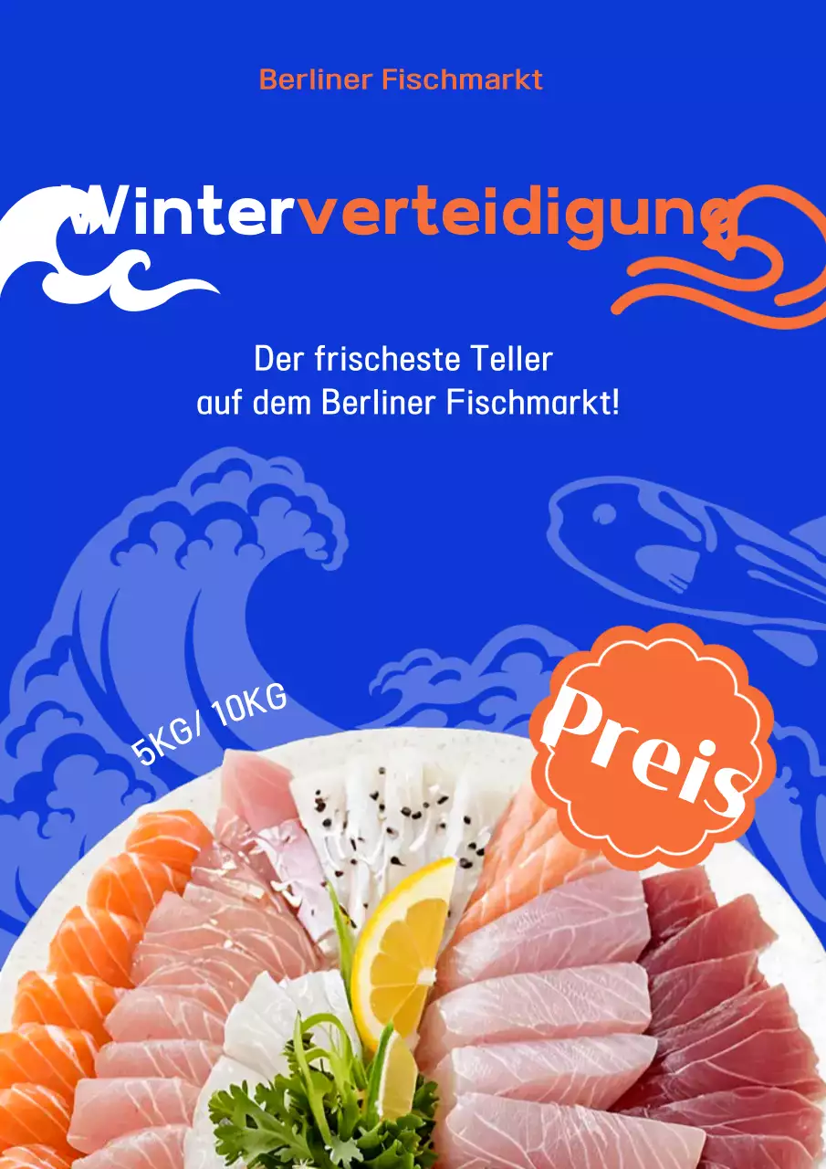 Anzeige der Gesellschaft für die Verteidigung der blauen Intensität