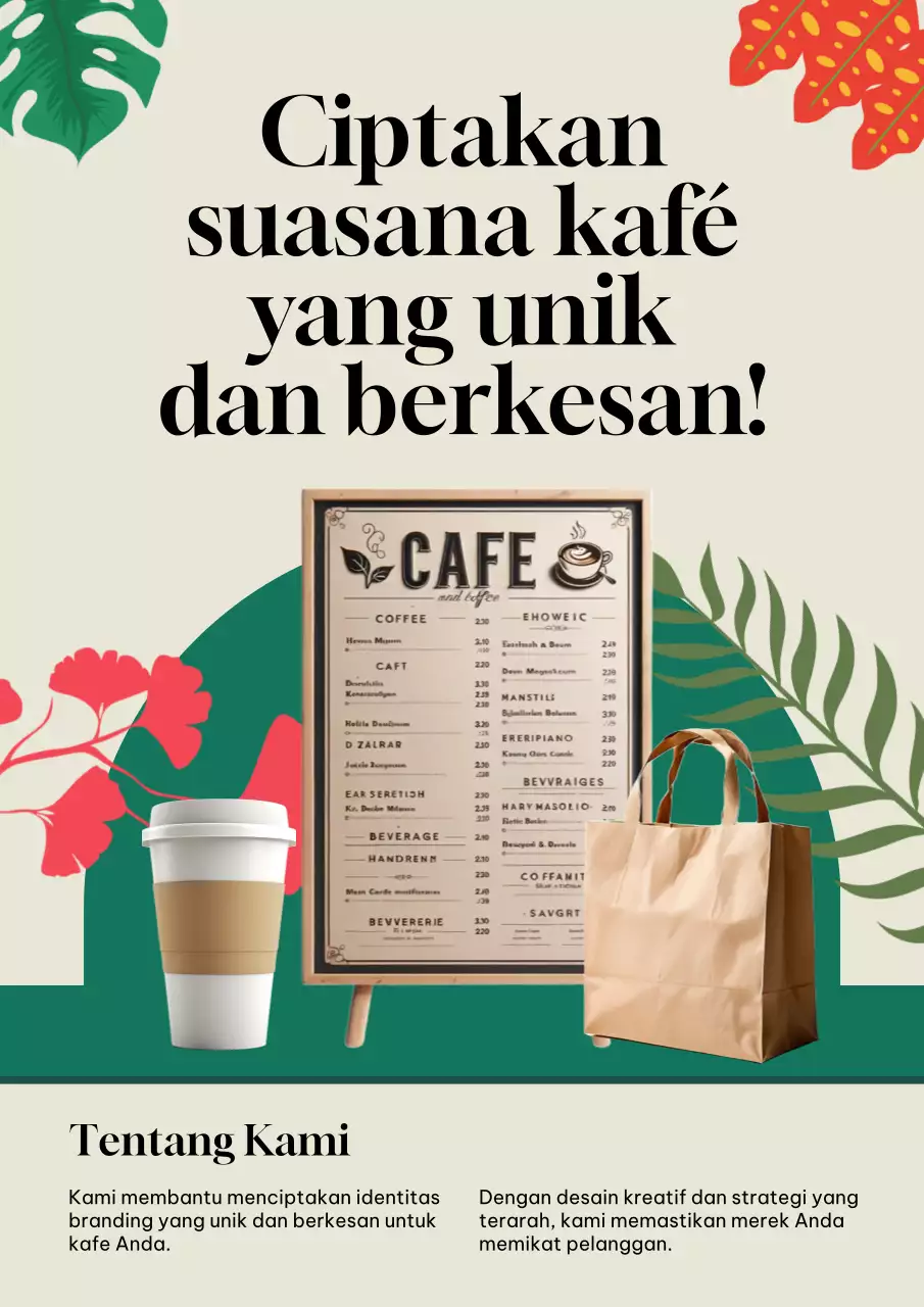 Beige Modern Cafe Promotion