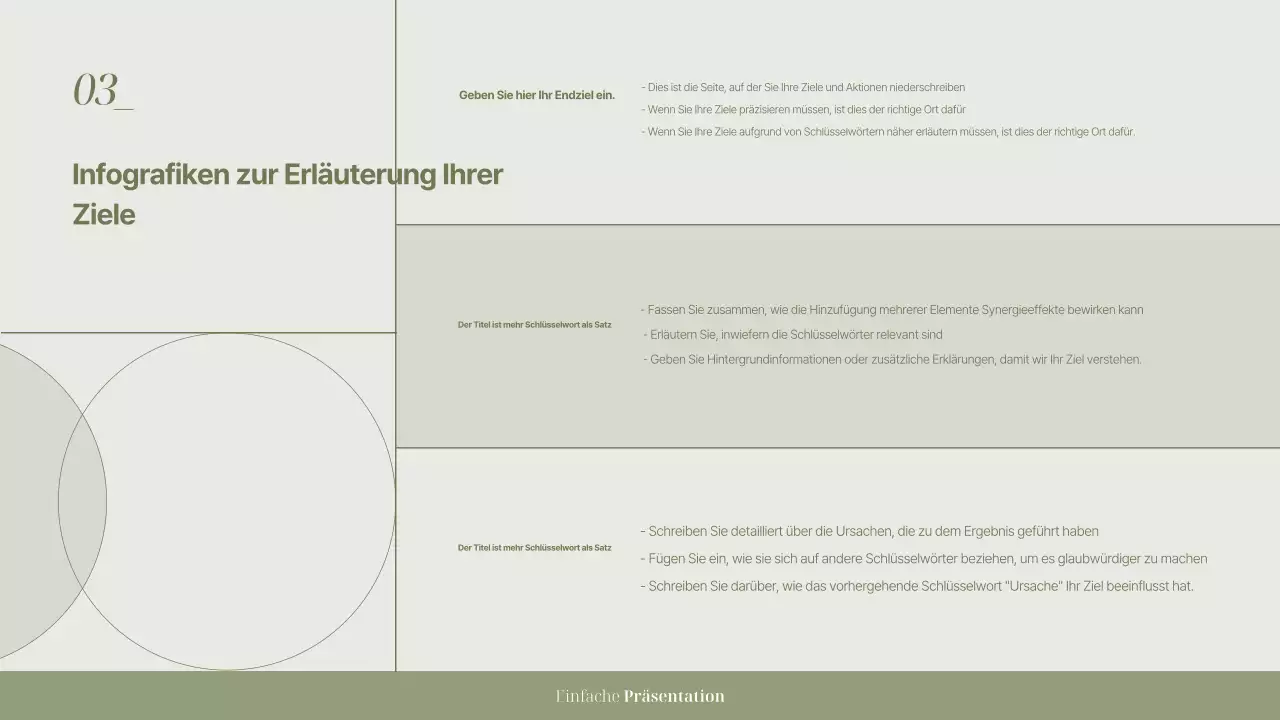 Khaki Einfache Präsentation Dokumentation
