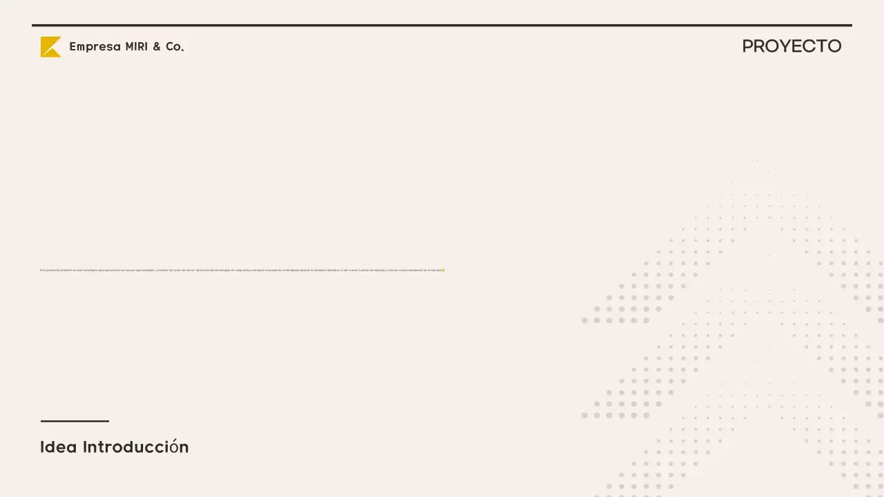 plan de empresa yellow modern