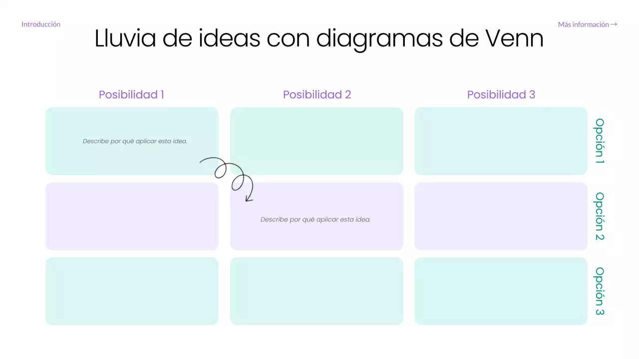 guía básica de brainstorming digital púrpura