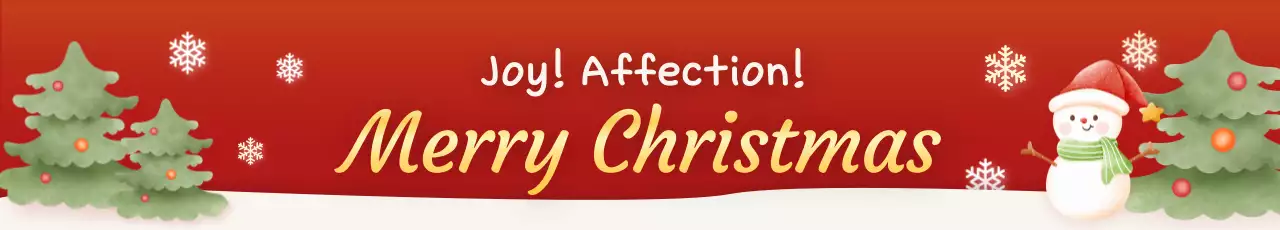 Banner de anúncio de Natal tradicional vermelho