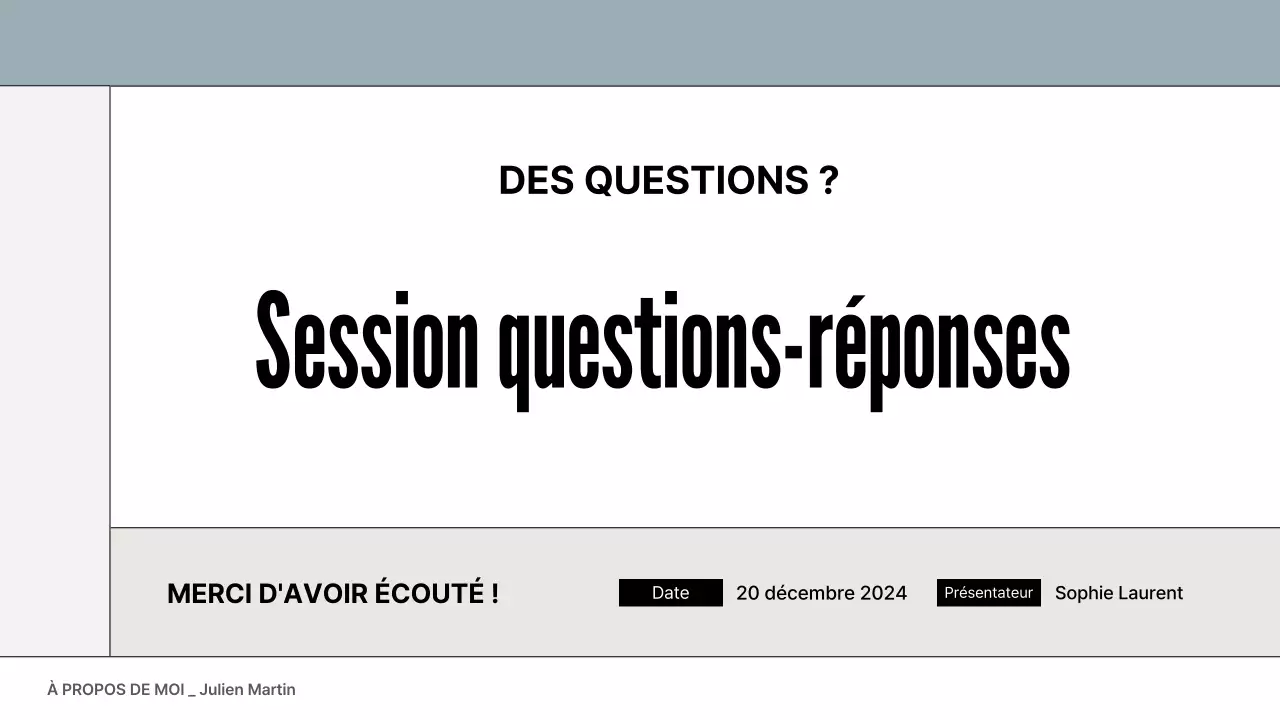 portefeuille de profil moderne gris bleu