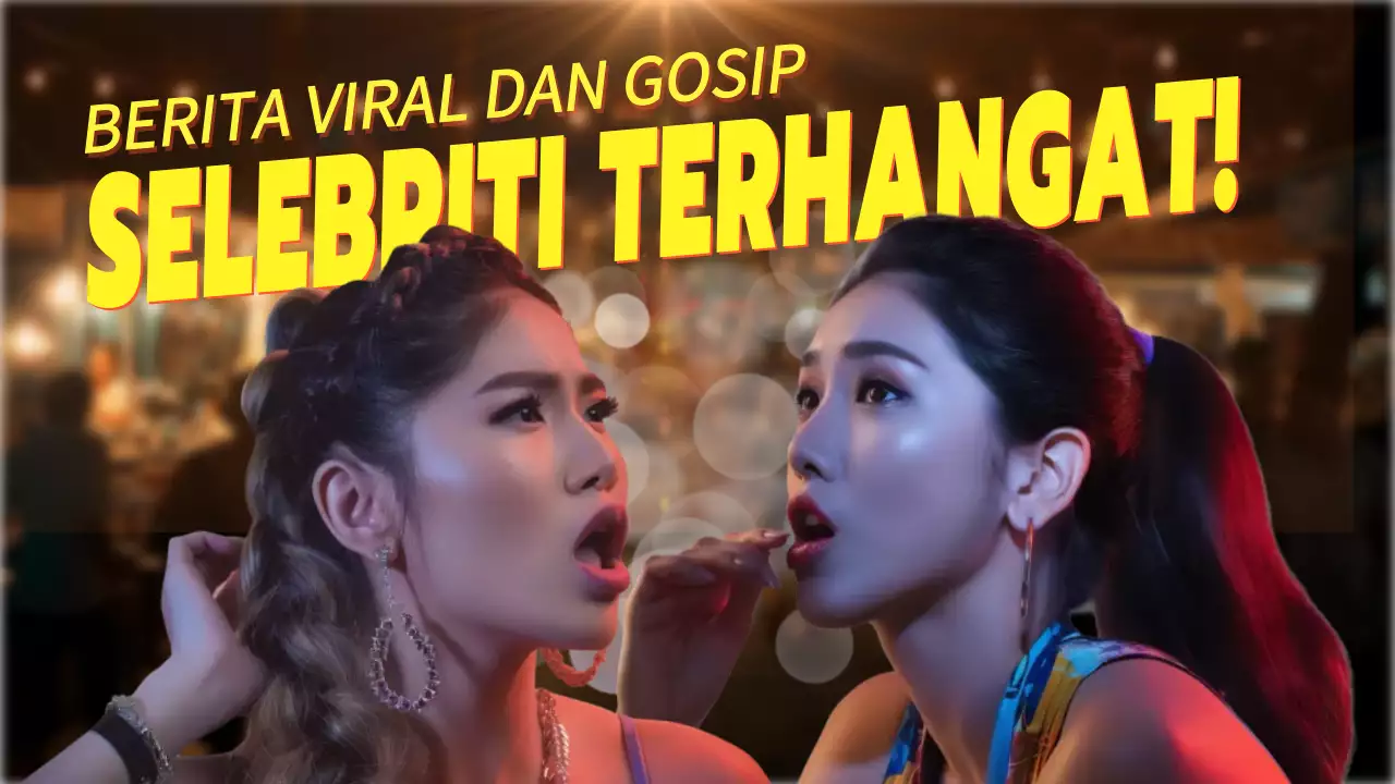 Yellow Trendy Gossip Announcement YouTube Thumbnail
