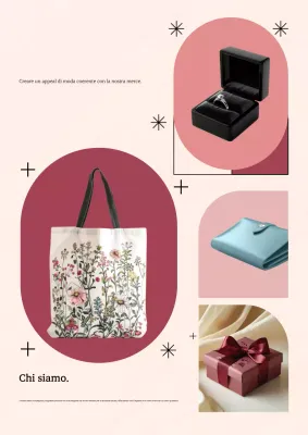 Pubblicità moderna di moda beige