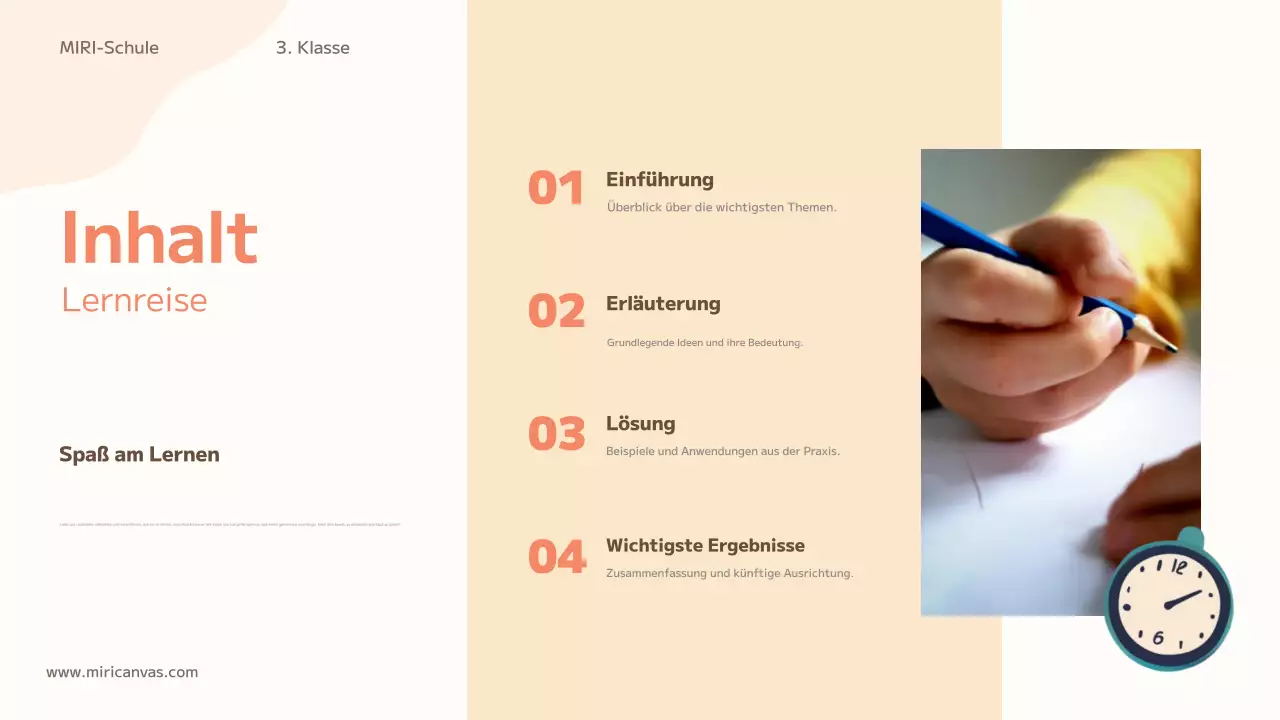 orangefarbene trendige Bildungsklasse