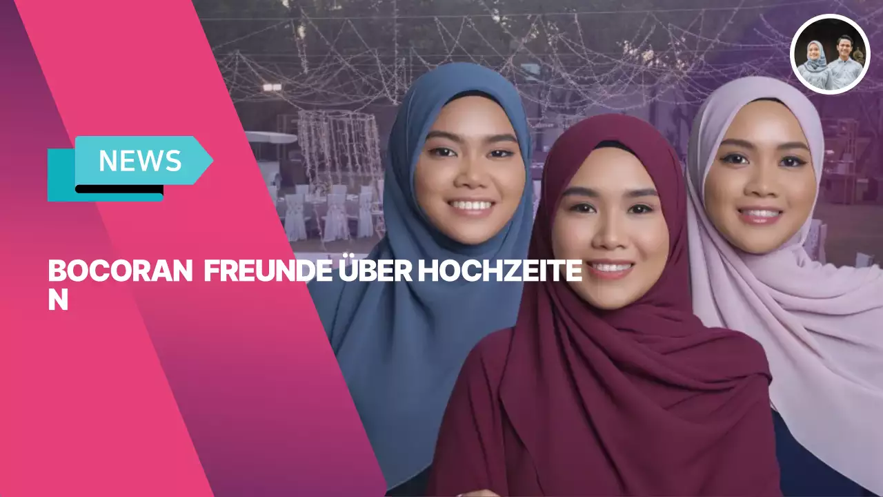 rosa moderne Hochzeitsanzeige