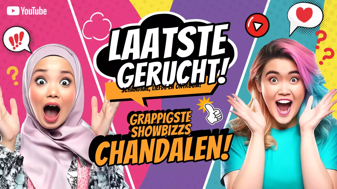 kleurrijke pop entertainment aankondiging