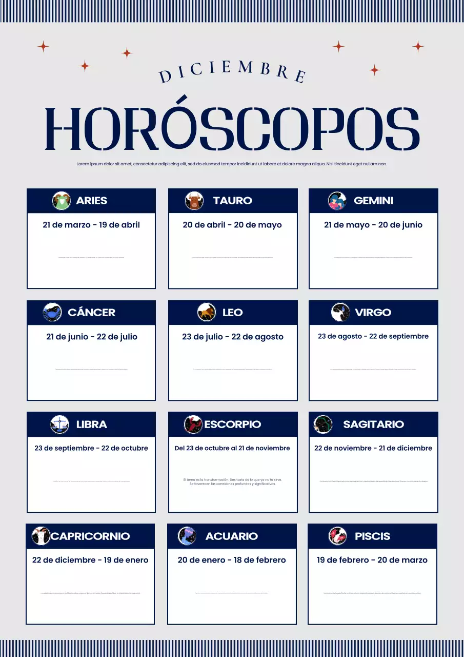 boletín del horóscopo moderno de la marina