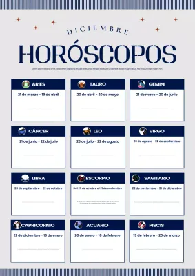 boletín del horóscopo moderno de la marina