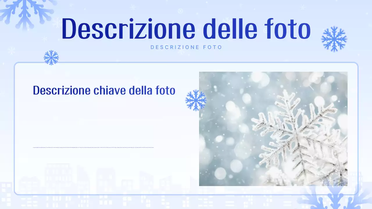 Presentazione blu chiaro e pulita spiegata