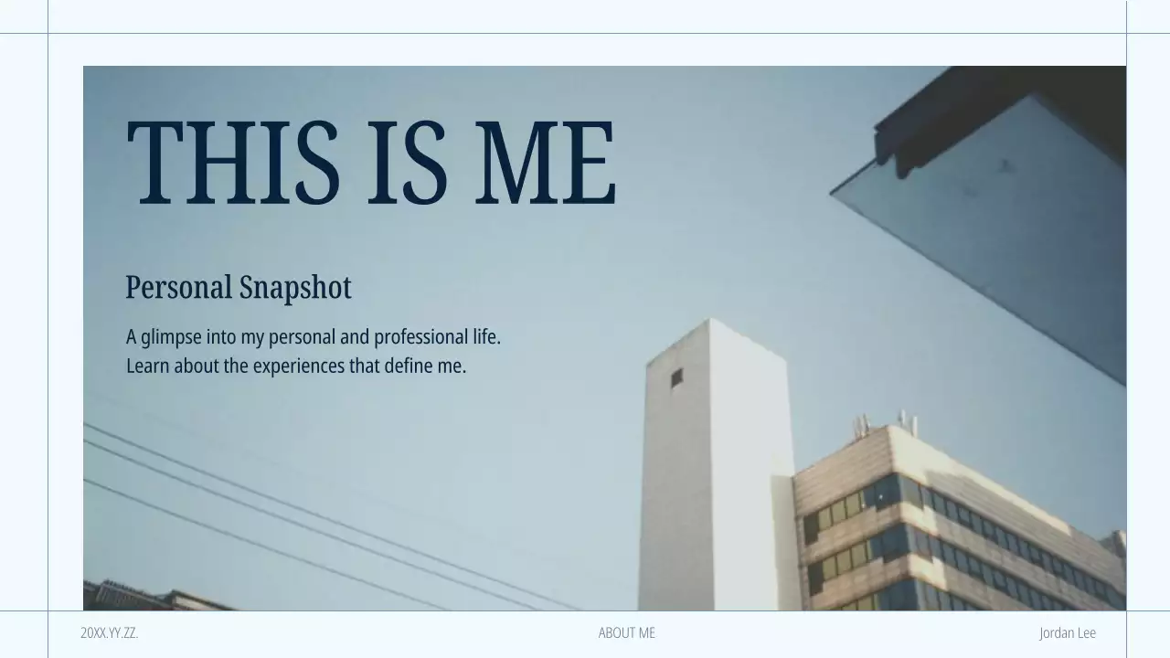 Presentasi Panduan Pengenalan Diri Blue Clean