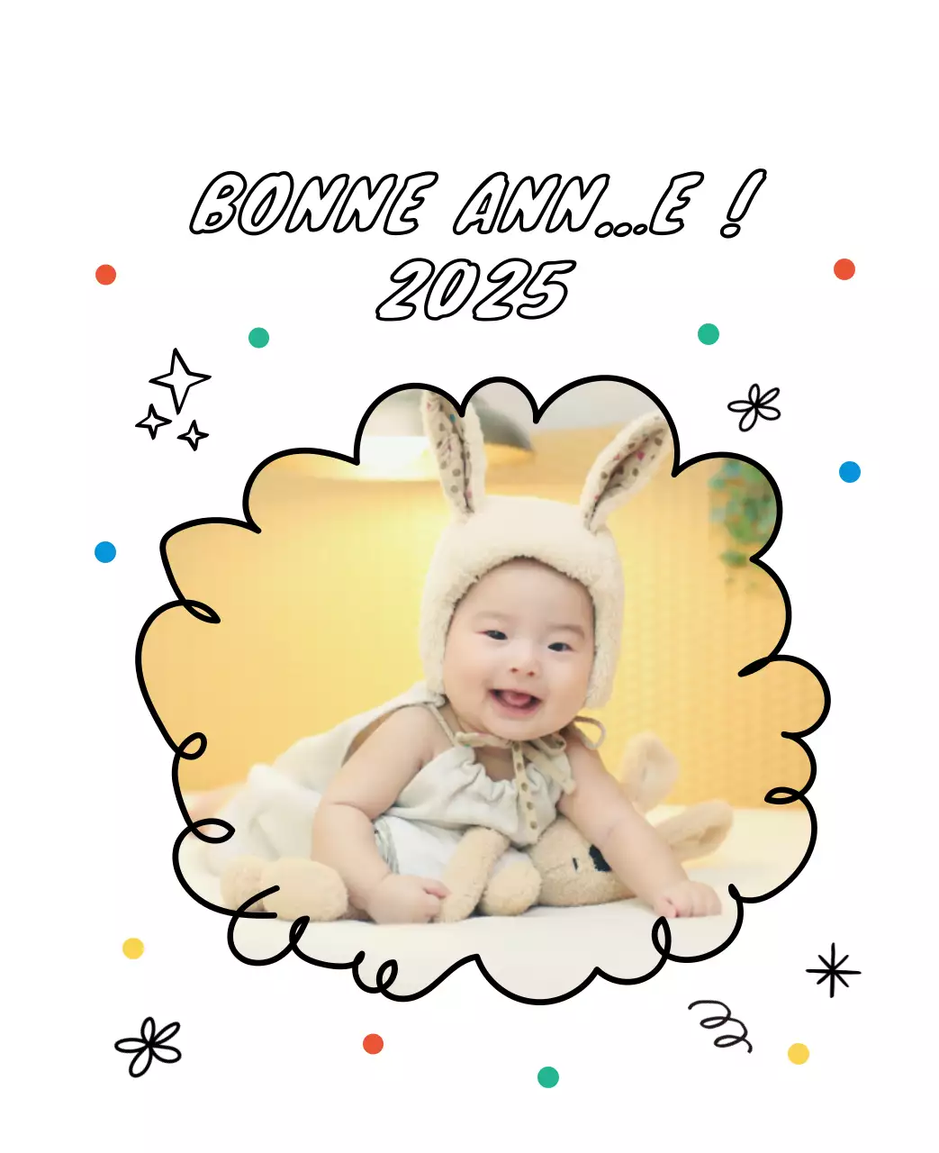 Adorable calendrier du Nouvel An