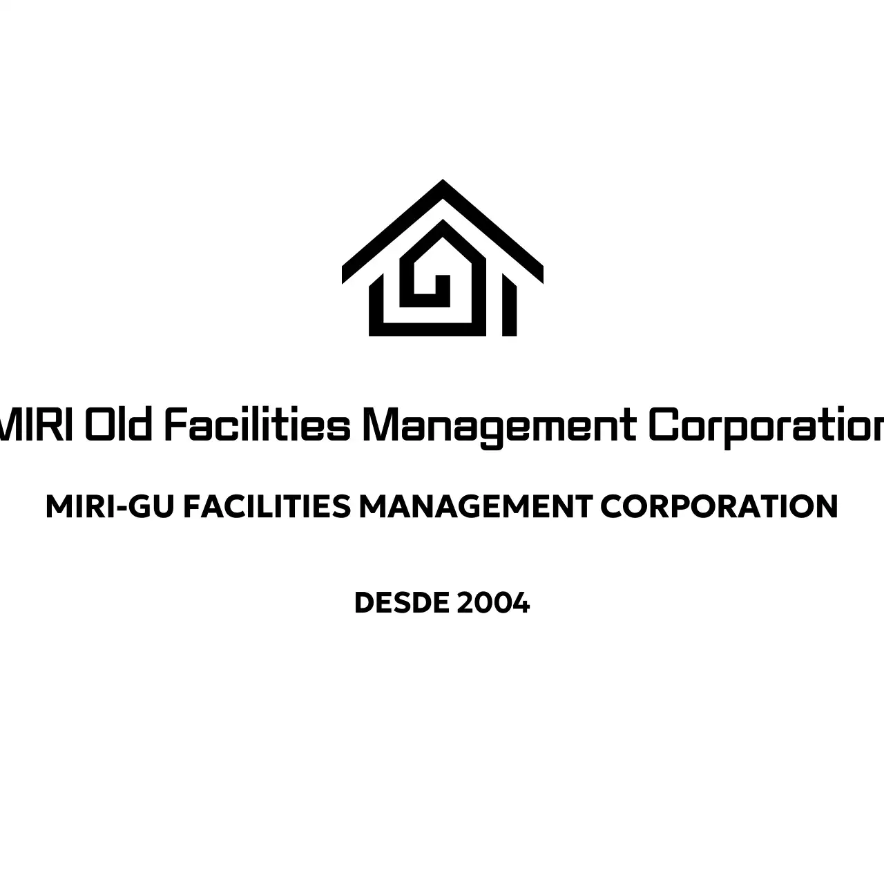 Promocione su organización con un sencillo logotipo en forma de casa