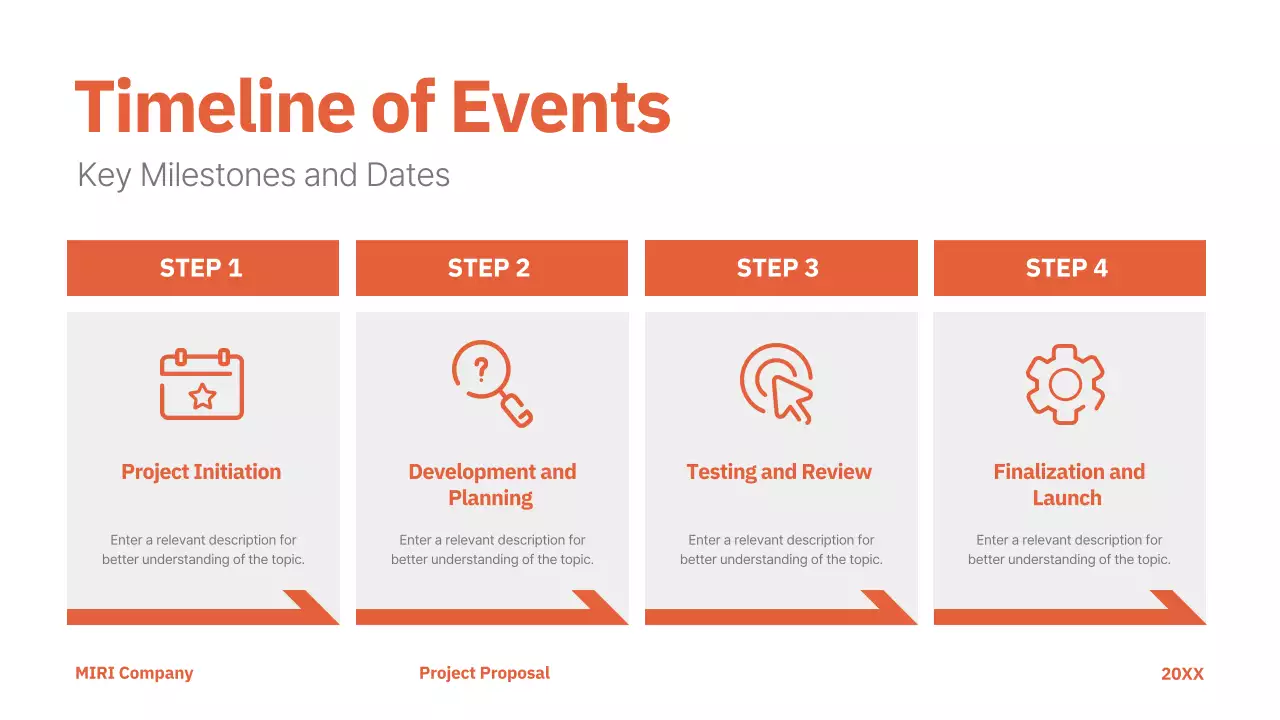 Presentasi Proyek Profesional Orange