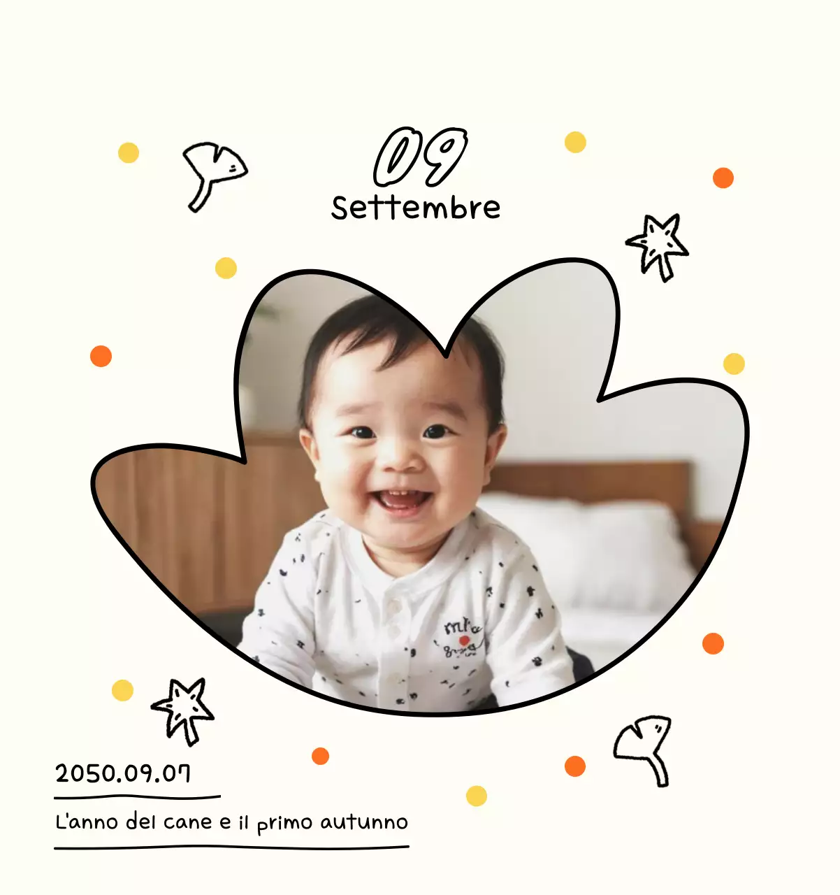 Calendario fotografico di Capodanno