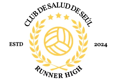 Logotipo sencillo de club de atletismo con laureles