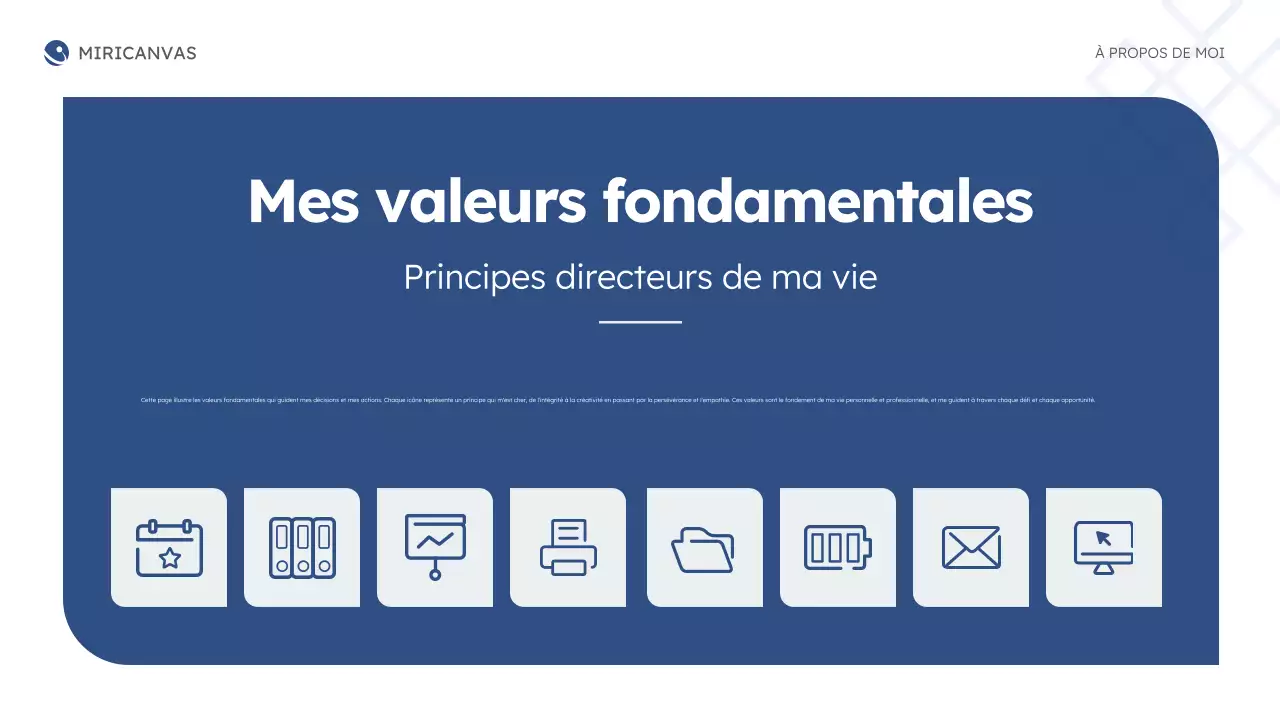 blue modern about me business