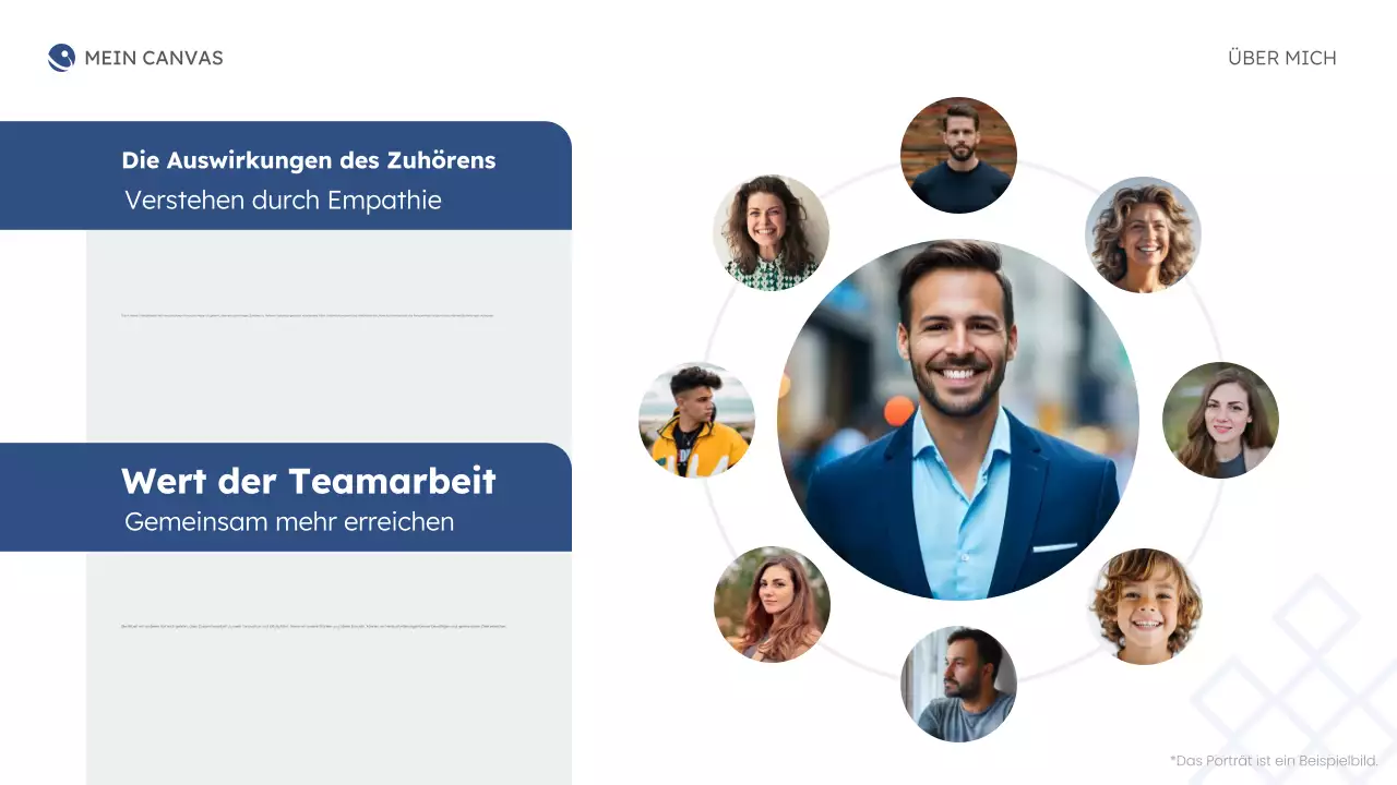 blue modern about me business