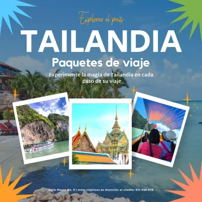 promoción de viajes blue tropical