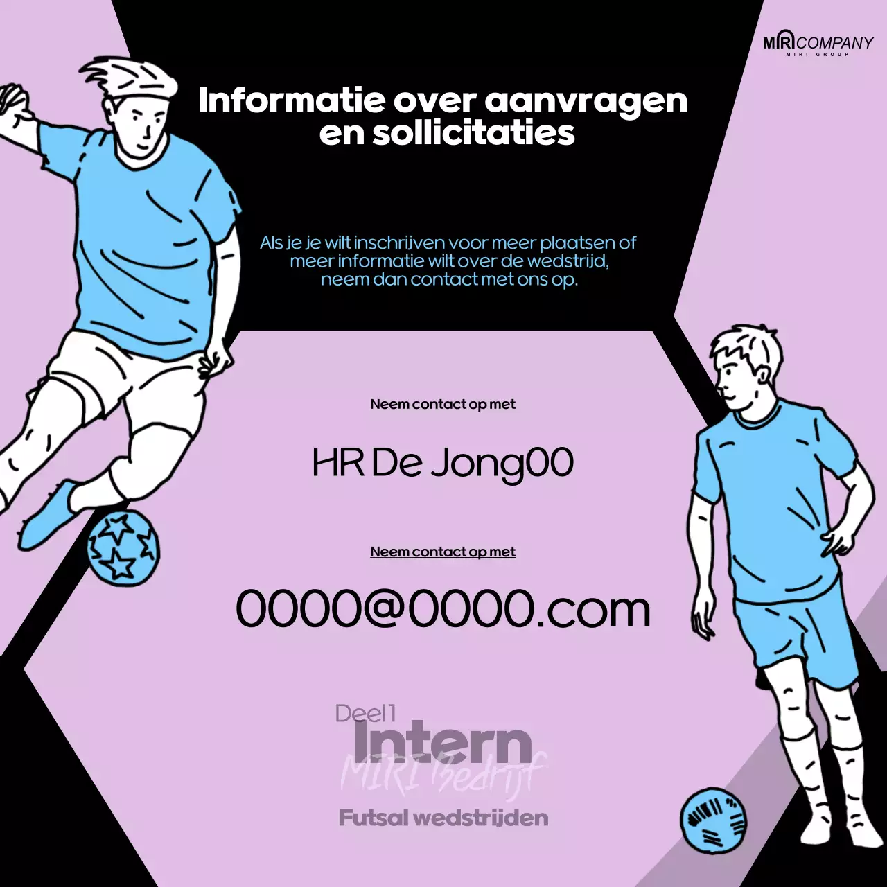 Mauve Retro Voetbal Evenement