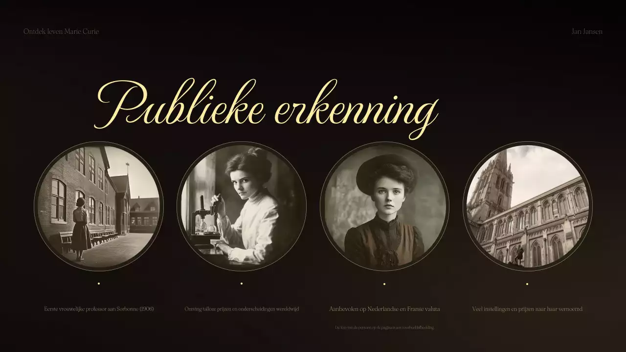 zwarte vintage wetenschapslezing