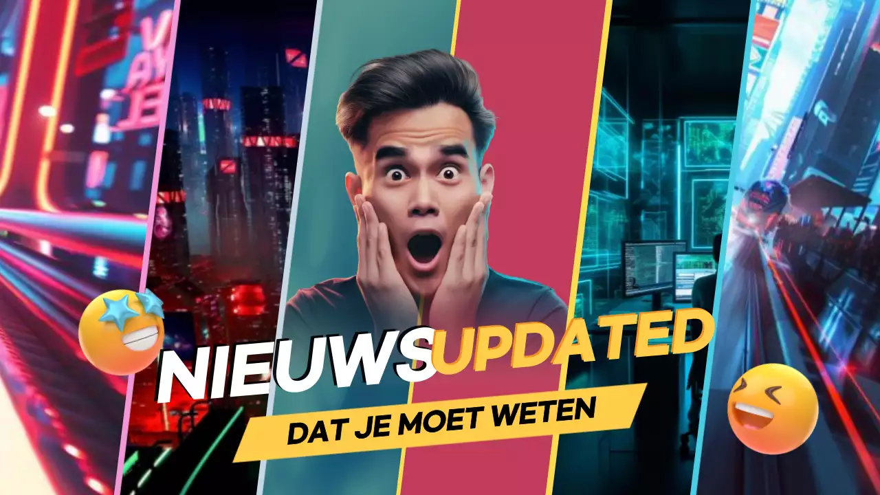 neon modern nieuwsbericht