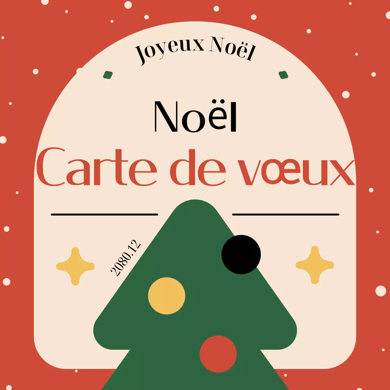 Planification de Noël vintage rouge