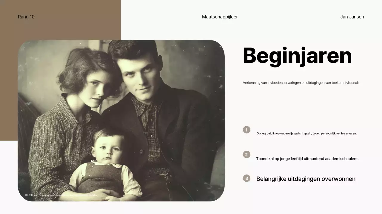 beige klassieke geschiedenis biografie lezing