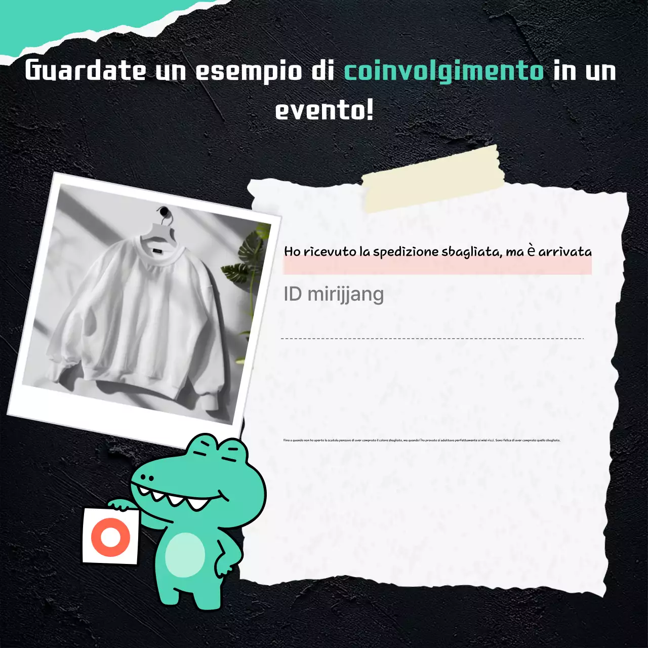 Annuncio dell'evento "Mint Gag