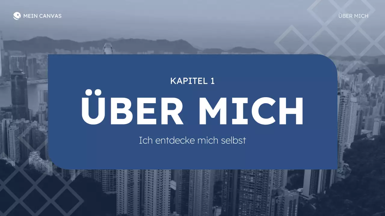 blue modern about me business