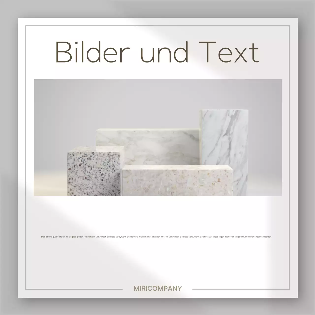 Weiß Einfaches Design erklärt