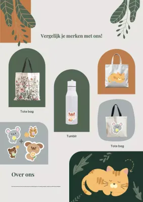 Groen Modern Branding Advertentie