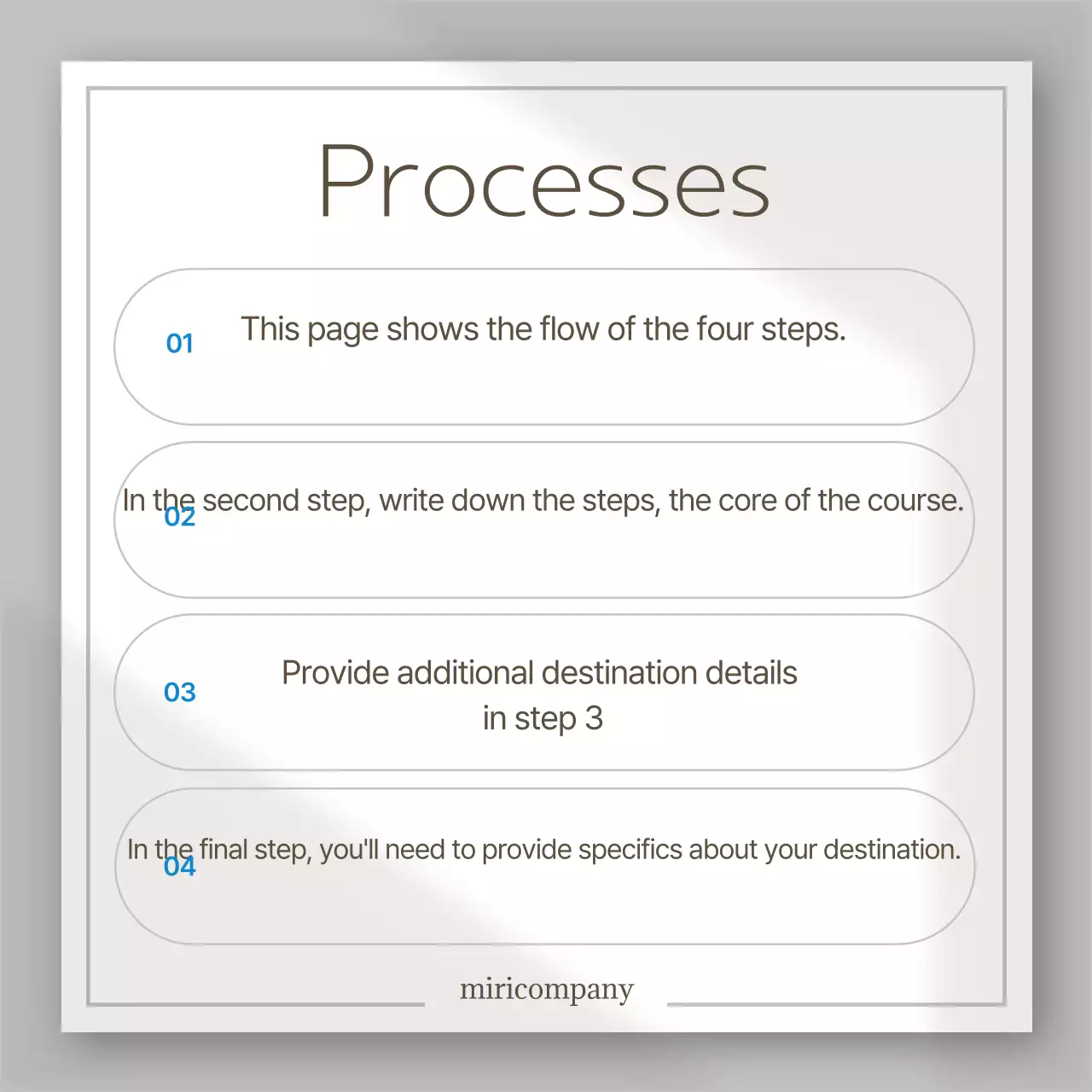 White Minimal Card Layout Instagram Carousel