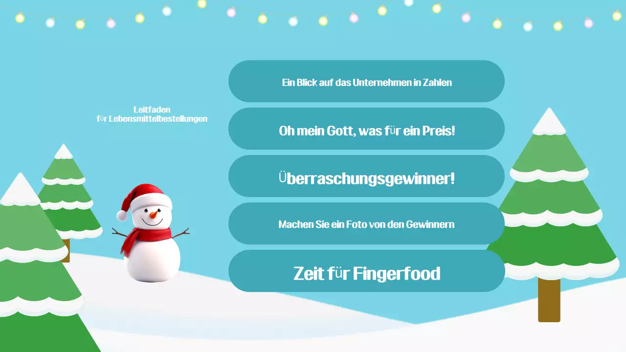 Hellblau Einfache Jahresendfeier