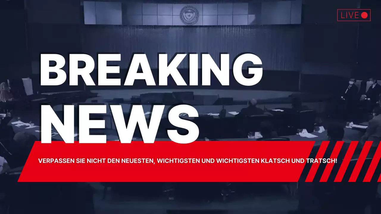 red bold news ankündigung