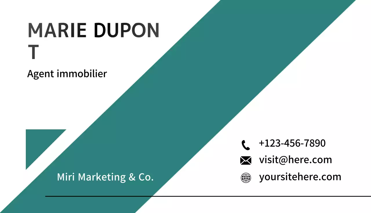 carte immobilière moderne sarcelle