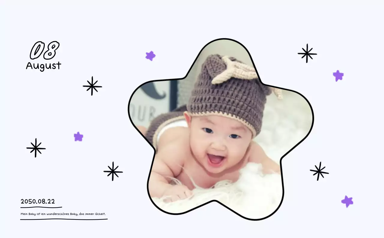 Niedliche Zeichnung Fotokalender