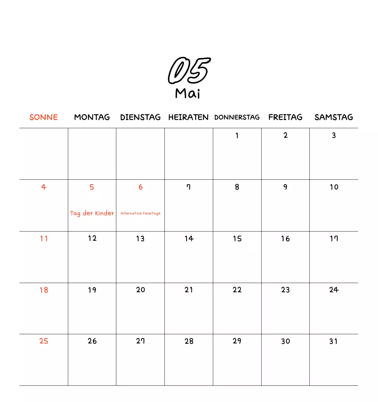 Niedlicher Neujahrs-Fotokalender