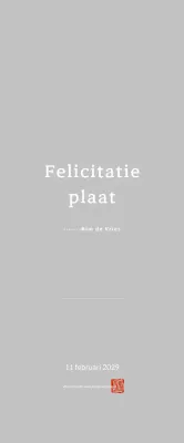 Viering van de promotie van White Simple