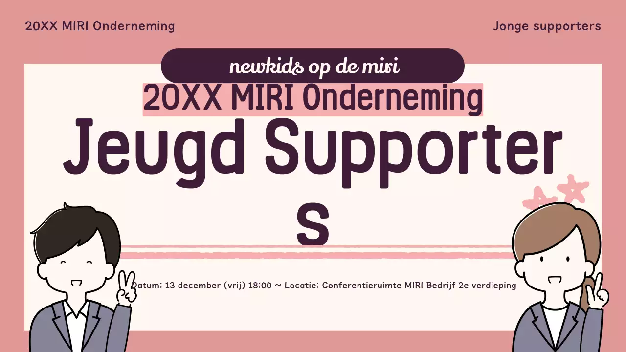 Rekrutering van jongeren in roze