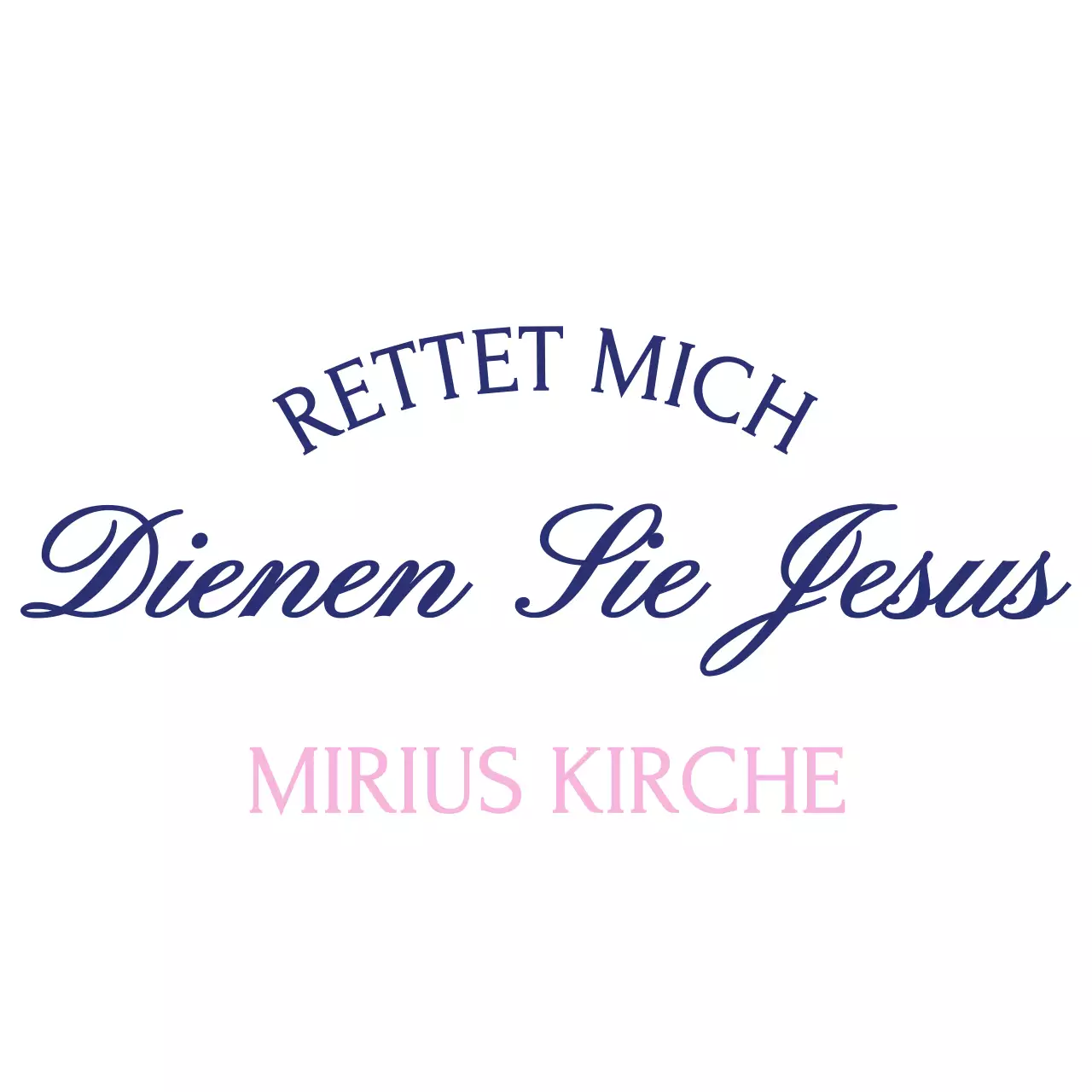 Navy Sentimentale religiöse Phrasen