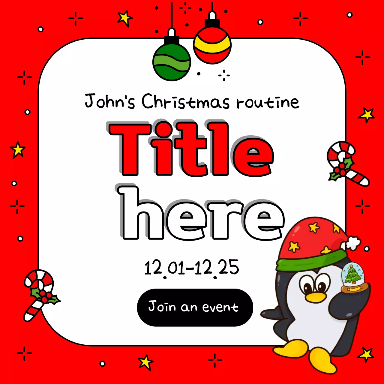 Guia de sala de aula retrô vermelha Instagram Carousel